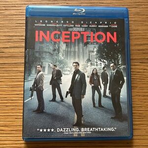 Inception. 3 disc Set. Blu-ray, DVD and Special Features.